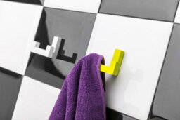 B2C Coat Hat Hooks Twin Robe Door Dress Bathroom Towel Bag Wall Hanger Chrome Wz-K2201 - thumbnail 2