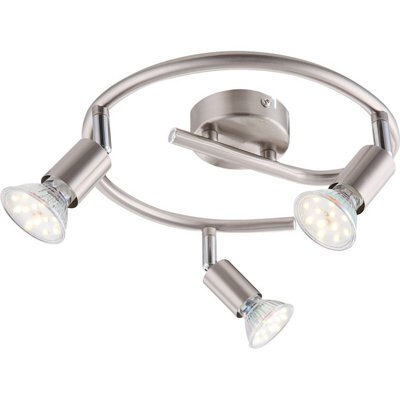 Luminosa Lighting Luminosa Matrix Ceiling Spotlight Clusters Nickel Matt 3X Gu10 3000K - image 1