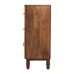 Artisan Furniture Solid Wood Arno Chest - Teak, 3-Drawers, Brown - thumbnail 9