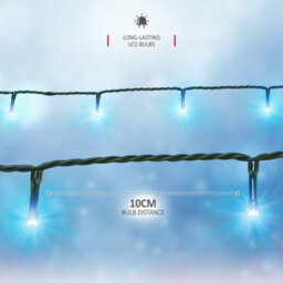 NETTA 300 Led 30M Fairy String Christmas Tree Lights Outdoor And Indoor Plug In - Cool White - thumbnail 3