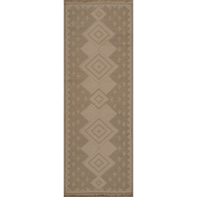 Livabliss Mystery-Washable Tan Beige Ivory Modern Living Dining Jute Rug 79 X 220 Cm Easy Care, Non Shedding - image 1