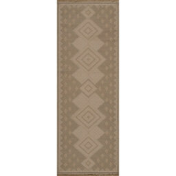 Livabliss Mystery-Washable Tan Beige Ivory Modern Living Dining Jute Rug 79 X 220 Cm Easy Care, Non Shedding - thumbnail 1