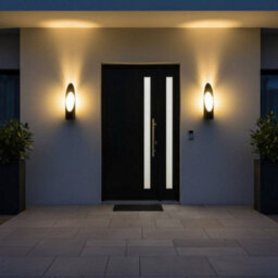 Ultra Beam Lighting Ultrabeam Black 5 Watt Outdoor Wall Light - Ip65 Rated - 3000K Warm White - 330mm Tall - thumbnail 3