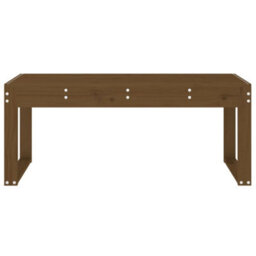 Berkfield Garden Bench Honey Brown 110X38X45 Cm Solid Wood Pine - thumbnail 3