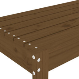 Berkfield Garden Bench Honey Brown 110X38X45 Cm Solid Wood Pine - thumbnail 6