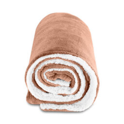 Ameha Camel Sherpa Fleece Throw Super King 230X270Cm Fluffy Smooth Touch & Reversible Soft Thick & Warm Feel Blanket - thumbnail 9