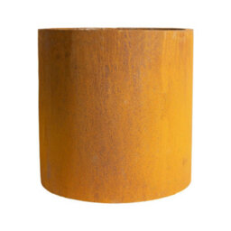 London Stone Corten Steel Straight Cylinder Planter - W 500 X H 500mm - thumbnail 5