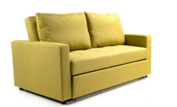 Mattress Guru Fabric 2 Seater Double Sleep Grey, Brown & Lime Omari Modern Stylish (Sofa Bed) - thumbnail 4