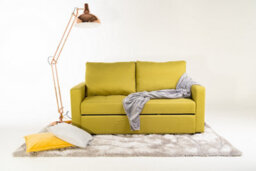 Mattress Guru Fabric 2 Seater Double Sleep Grey, Brown & Lime Omari Modern Stylish (Sofa Bed) - thumbnail 2