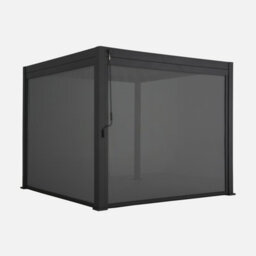 Sweeek - Louvered Pergola Aluminium 3 X 3M V2 And 2 3M Blinds Anthracite - Triomphe - thumbnail 4