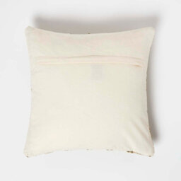Homescapes Lima Handwoven Textured Green Cushion 45 X 45 Cm - thumbnail 3