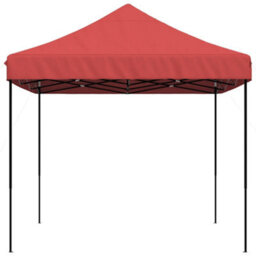 Walplus Foldable Party Tent Garden Gazebo Canopy Pop-Up Burgundy 410X279X315 Cm - thumbnail 4