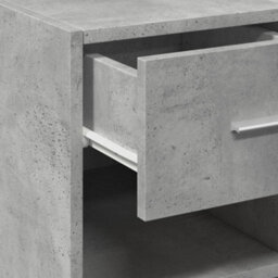 Berkfield Sideboard Concrete Grey 45X42.5X93 Cm Engineered Wood - thumbnail 8