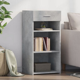 Berkfield Sideboard Concrete Grey 45X42.5X93 Cm Engineered Wood - thumbnail 1