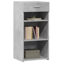 Berkfield Sideboard Concrete Grey 45X42.5X93 Cm Engineered Wood - thumbnail 3