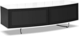 "Homeology Caru Black And White Beam-Thru Remote Friendly Contemporary ""d"" Shape Up To 65"" Led/oled/lcd Tv Cabinet" - thumbnail 7