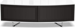 "Homeology Caru Black And White Beam-Thru Remote Friendly Contemporary ""d"" Shape Up To 65"" Led/oled/lcd Tv Cabinet" - thumbnail 6