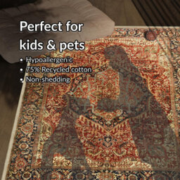 Imperial Rooms Homeware Soft Pile Small Rug Living Room Rugs Anti Slip Doormat Rug Kitchen Rugs Majestic 40X60Cm - thumbnail 3