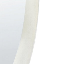 Beliani Wall Mirror Audes 60 Cm 90 Cm Velvet Off-White - thumbnail 6