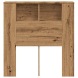 Berkfield Headboard Cabinet Artisan Oak 100X19X104.5 Cm Engineered Wood - thumbnail 4