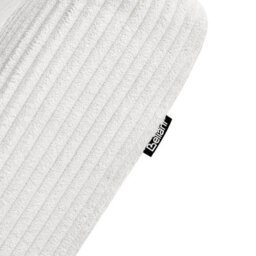 Beliani Chaise Longue Quilly Corduroy Off-White - thumbnail 8