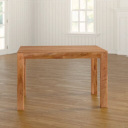 Hommoo Light Mango Wood 6 Ft Or 180 Cm Large Dining Table In Matt Finish - thumbnail 9
