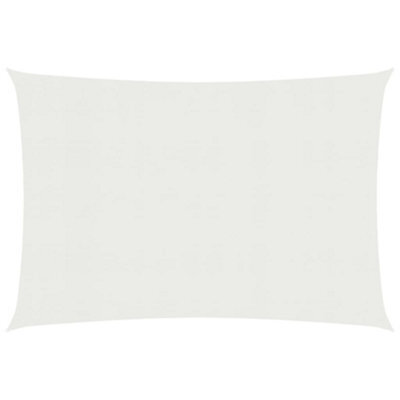 Berkfield Sunshade Sail 160 G/m2 White 2X2.5 M Hdpe - image 1
