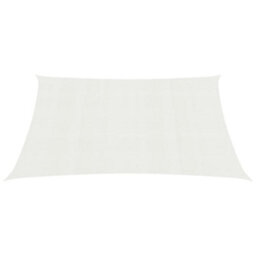Berkfield Sunshade Sail 160 G/m2 White 2X2.5 M Hdpe - thumbnail 2