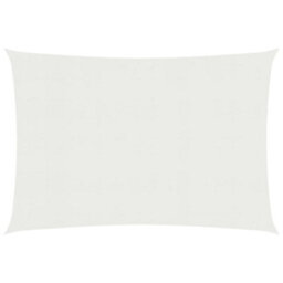 Berkfield Sunshade Sail 160 G/m2 White 2X2.5 M Hdpe - thumbnail 1