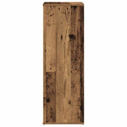Berkfield Elegant Shoe Rack Old Wood 54X34X100.5 Cm Engineered Wood - thumbnail 5