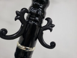 Modernique Lovella Brownthick Metal Tube Stand Tube Coat Rack With Heavy Sturday Marble Base - thumbnail 9