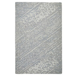 Melrose 100% Wool Made Light Blue Ivory Coloured Contemporary Pattern Indoor Large Area Rug 160/230Cm - thumbnail 6