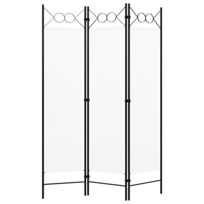 Vidaxl 3-Panel Room Divider White 120X180 Cm - image 1