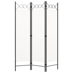 Vidaxl 3-Panel Room Divider White 120X180 Cm