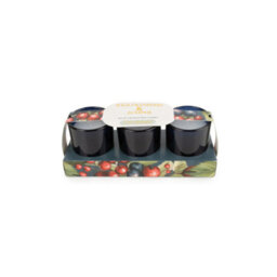 Set Of 3 Votive Candles - Cranberry & Juniper - thumbnail 2