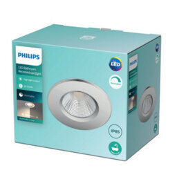Philips Led Dive Recessed Spotlights Dimmable Chrome - thumbnail 1