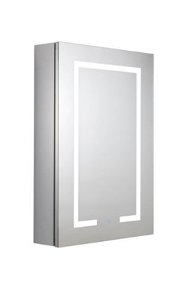 Croydex Carlton Single Illuminated Cabinet 700X500X127mm - image 1