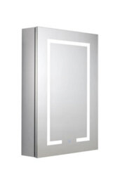 Croydex Carlton Single Illuminated Cabinet 700X500X127mm - thumbnail 1