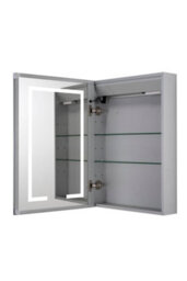 Croydex Carlton Single Illuminated Cabinet 700X500X127mm - thumbnail 2