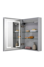 Croydex Carlton Single Illuminated Cabinet 700X500X127mm - thumbnail 3