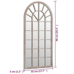 Berkfield Mirror Sand 90X45 Cm Iron For Indoor Use - thumbnail 6
