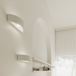 Luminosa Lighting Luminosa 1 Light Ceramic Flush Wall Light White, E27 - thumbnail 7