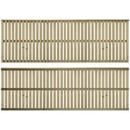 Premier Garden Supplies Premier Tuscany Wooden Trellis Panel 6Ft X 2Ft (3 Pack) Vertical Slatted Decorative Fencing Topper For Climbing Plant Support - thumbnail 2