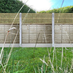Premier Garden Supplies Premier Tuscany Wooden Trellis Panel 6Ft X 2Ft (3 Pack) Vertical Slatted Decorative Fencing Topper For Climbing Plant Support - thumbnail 3