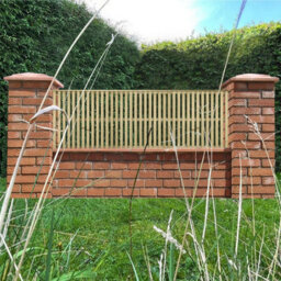 Premier Garden Supplies Premier Tuscany Wooden Trellis Panel 6Ft X 2Ft (3 Pack) Vertical Slatted Decorative Fencing Topper For Climbing Plant Support - thumbnail 9