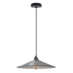 2 Pack Copper Cone Lamp Shade Metal Pendant Light Shade, Modern Ceiling Light Cover, Easy Fit Lampshade For Kitchen, Living Room - thumbnail 1