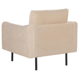 Beliani Living Room Set 4 Seater Vinterbro Velvet Beige - thumbnail 9