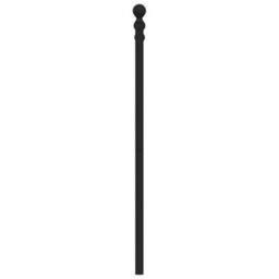 Berkfield Metal Headboard Black 120 Cm - thumbnail 5