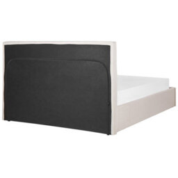 Beliani Ottoman Bed Fabric Lorient 160 X 200 Cm (Eu King Size) Beige - thumbnail 7