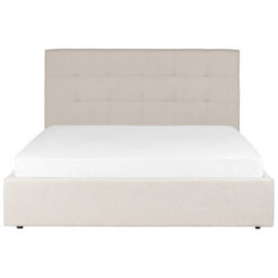 Beliani Ottoman Bed Fabric Lorient 160 X 200 Cm (Eu King Size) Beige - thumbnail 6